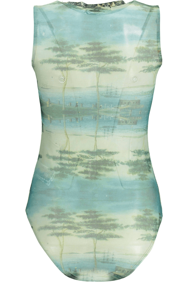 1523DESIGUAL BODY A CANOTTA DONNA VERDE