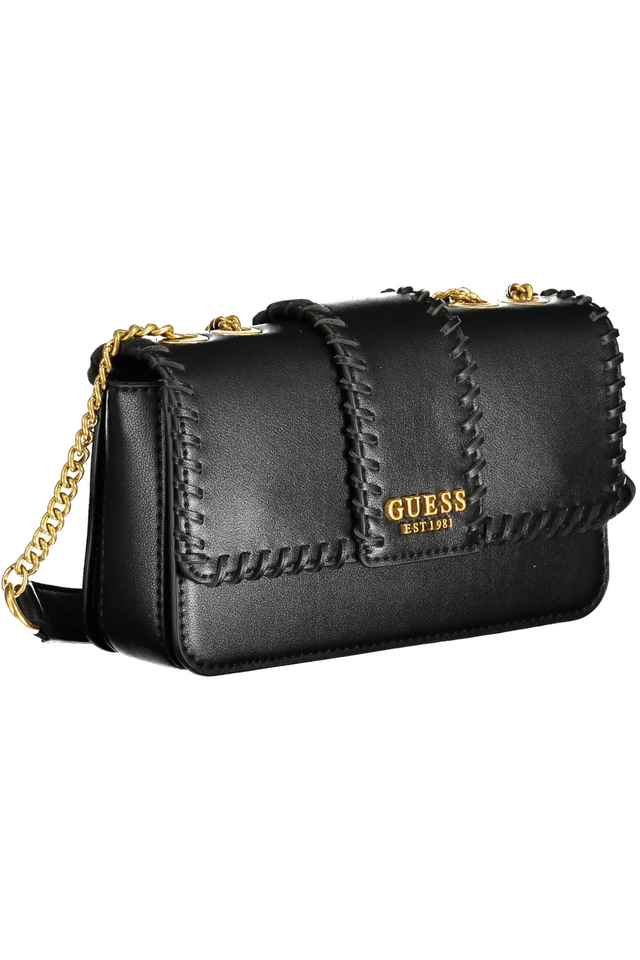 10042GUESS JEANS BORSA DONNA NERO