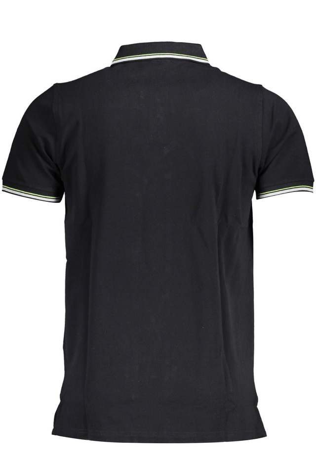 3919NORWAY 1963 POLO MANICHE CORTE UOMO NERO