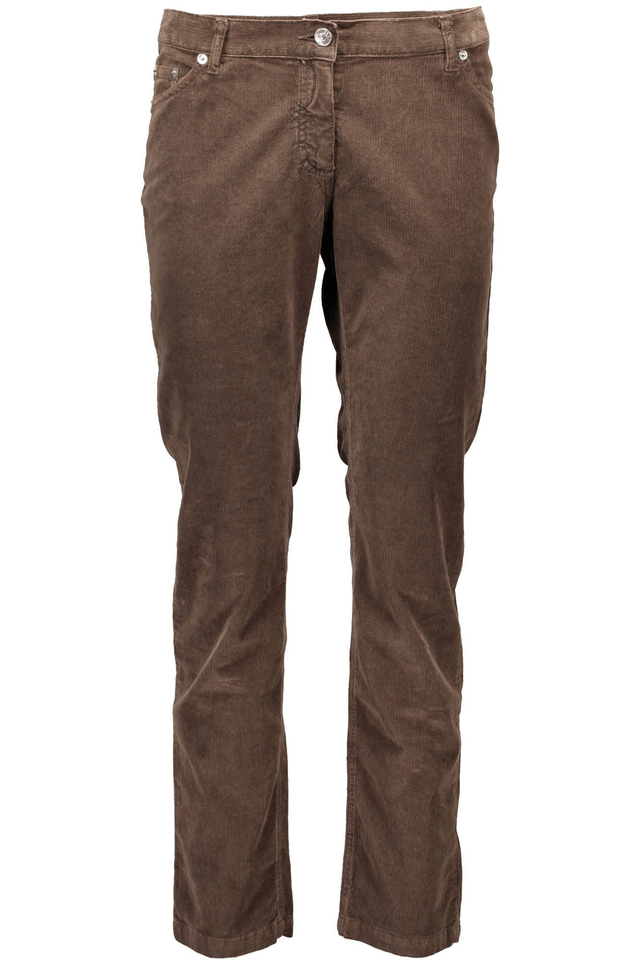 665FRED PERRY PANTALONE DONNA MARRONE
