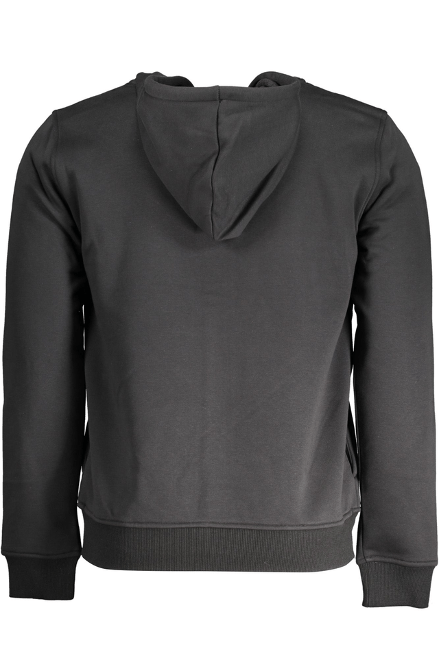 K-WAY FELPA CON ZIP UOMO NERO