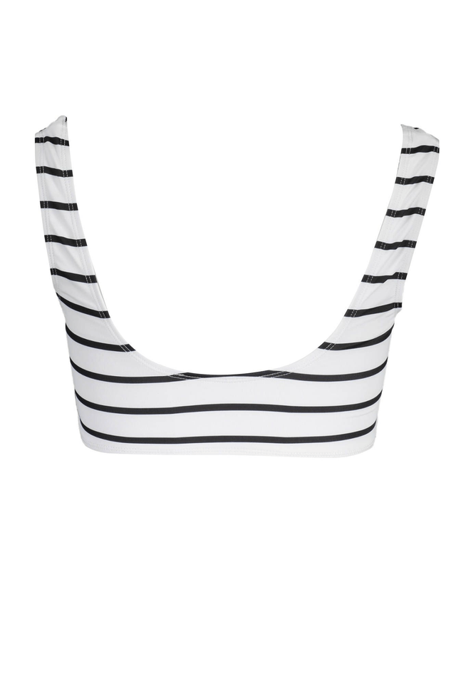 2874KARL LAGERFELD BEACHWEAR COSTUME PARTE SOPRA DONNA BIANCO