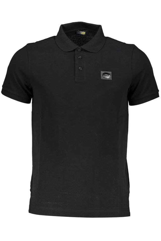4145CAVALLI CLASS POLO MANICHE CORTE UOMO NERO