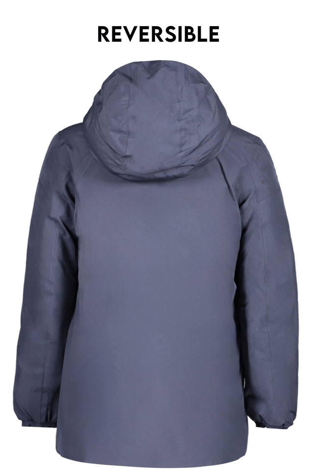 9108K-WAY GIUBBOTTO BAMBINA BLU