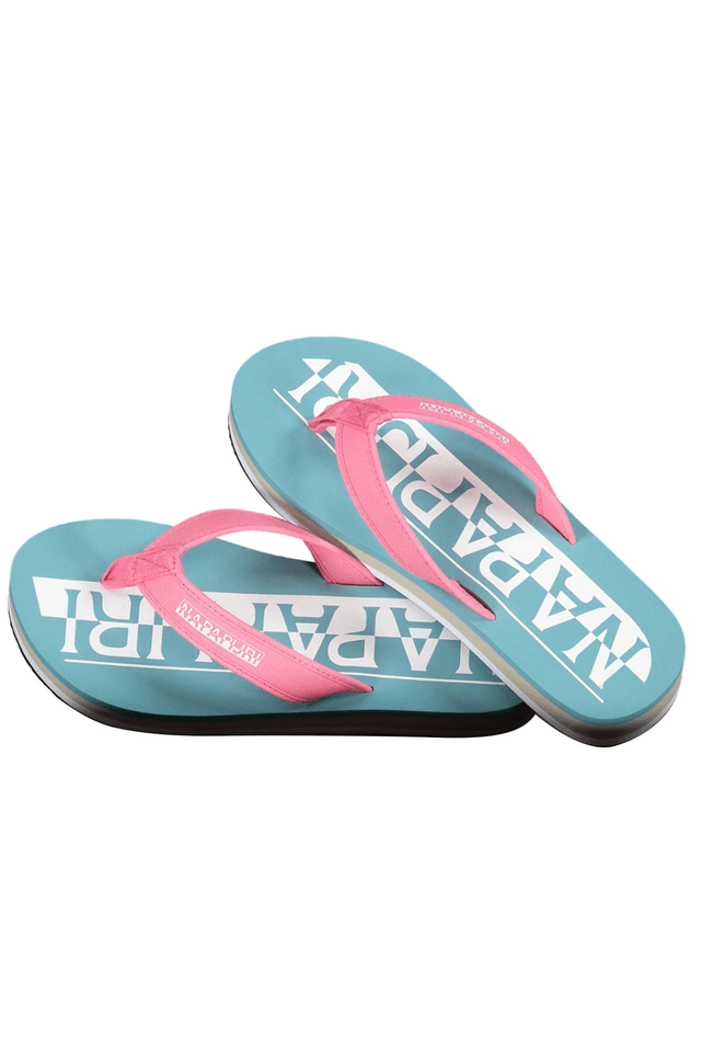 4250NAPAPIJRI SHOES CALZATURA CIABATTA DONNA AZZURRO