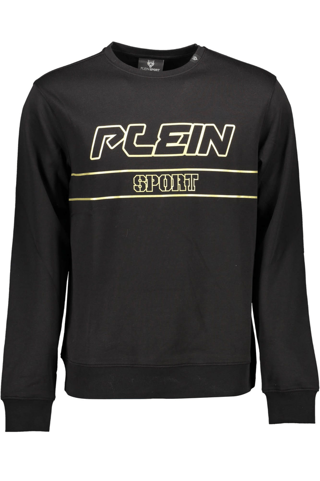 1232PLEIN SPORT FELPA SENZA ZIP UOMO NERO