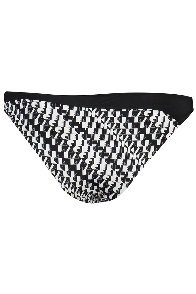 3834KARL LAGERFELD BEACHWEAR COSTUME PARTE SOTTO DONNA NERO