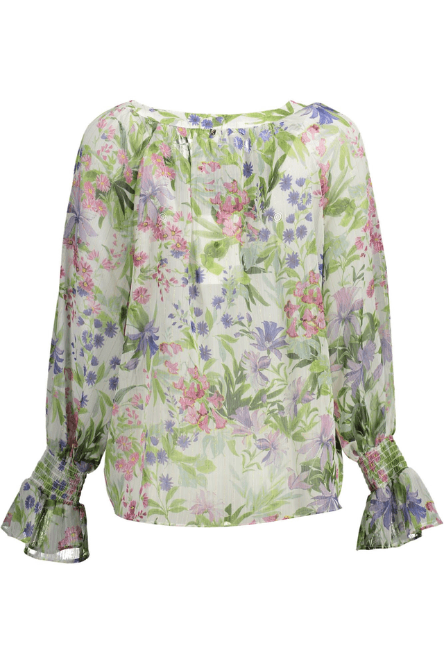 1636KOCCA CAMICIA MANICHE LUNGHE DONNA VERDE