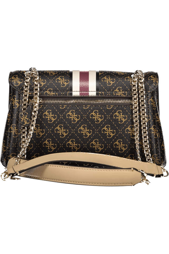 10437GUESS JEANS BORSA DONNA MARRONE