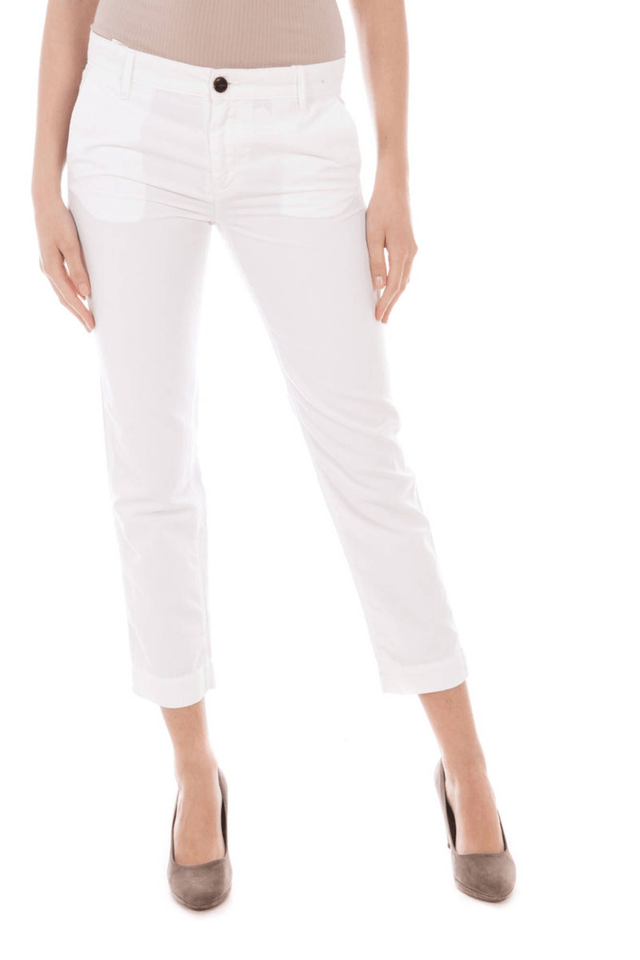 287FRED PERRY PANTALONE DONNA BIANCO
