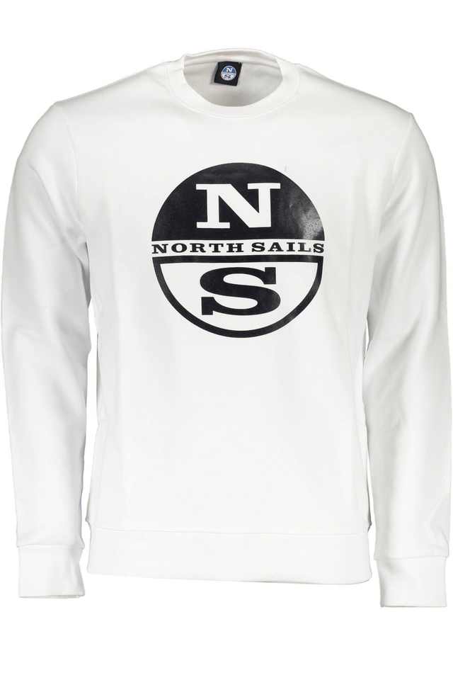 2422NORTH SAILS FELPA SENZA ZIP UOMO BIANCO