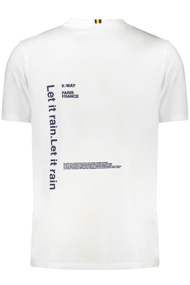 10270K-WAY T-SHIRT MANICHE CORTE UOMO BIANCO