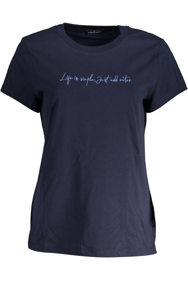 3653NORTH SAILS T-SHIRT MANICHE CORTE DONNA BLU