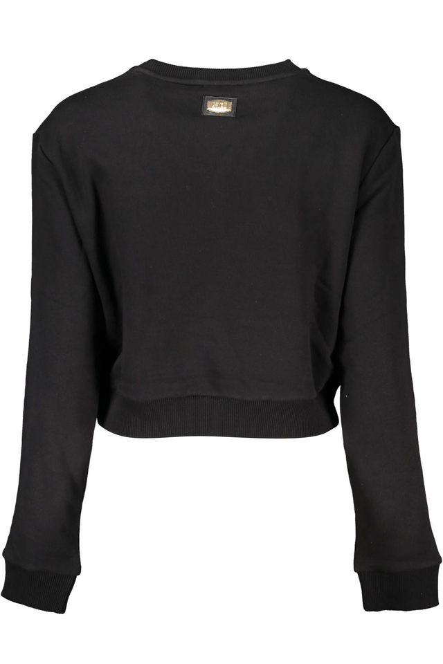 4077CAVALLI CLASS FELPA SENZA ZIP DONNA NERO