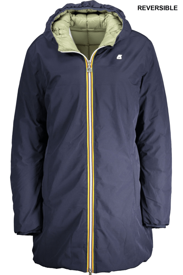 9212K-WAY GIUBBOTTO DONNA BLU