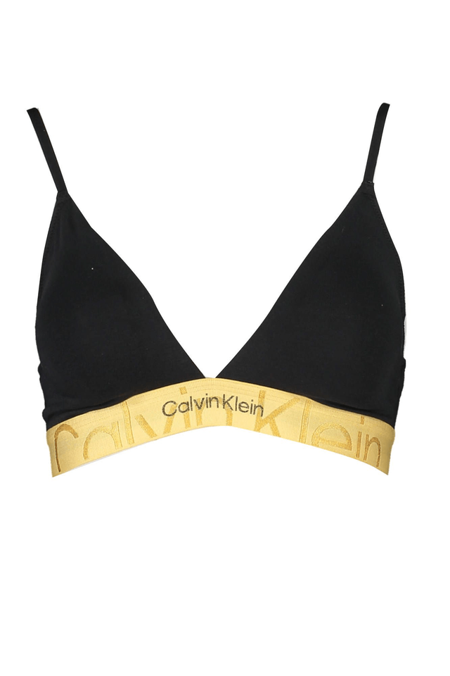 3231CALVIN KLEIN REGGISENO A TRIANGOLO DONNA NERO