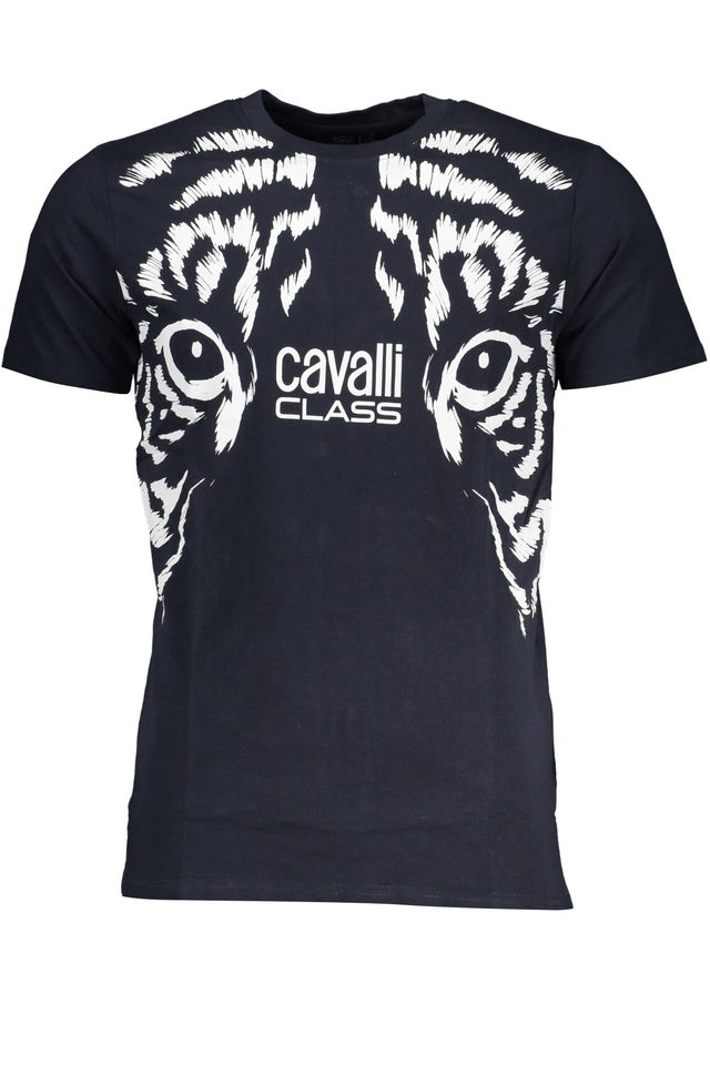 7862CAVALLI CLASS T-SHIRT MANICHE CORTE UOMO BLU
