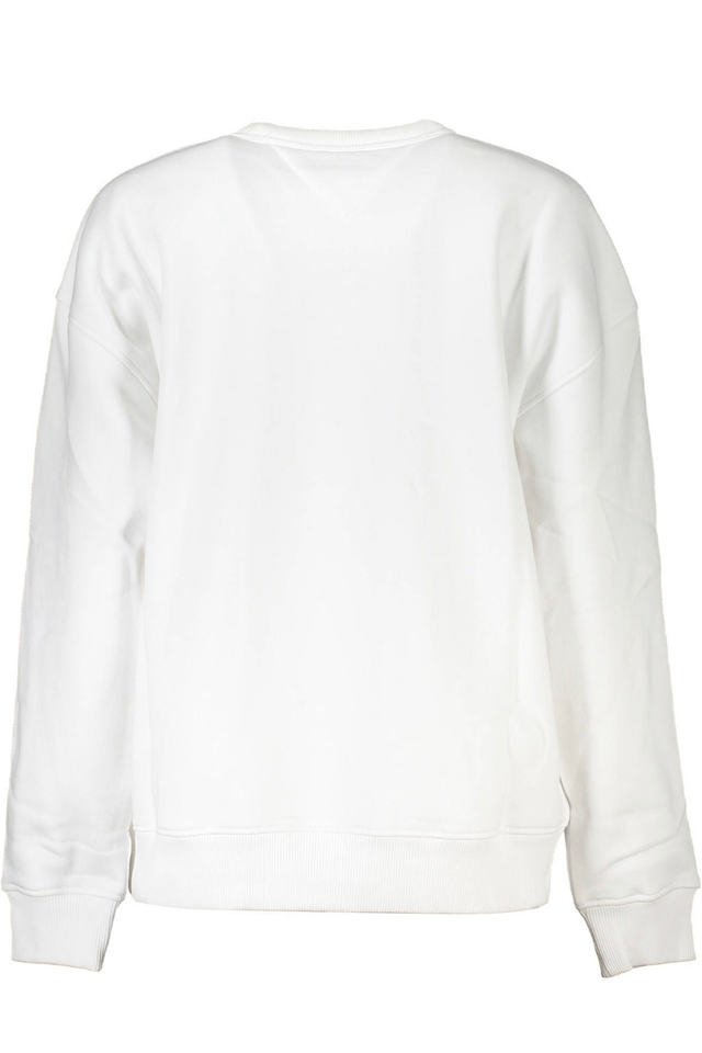 3908TOMMY HILFIGER FELPA SENZA ZIP DONNA BIANCO