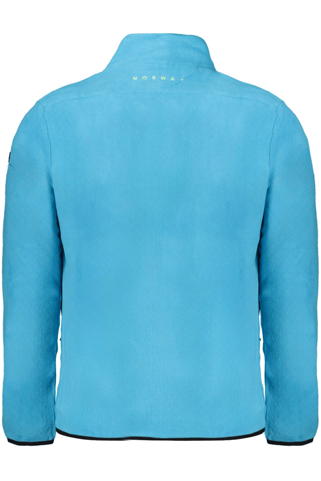 10180NORWAY 1963 FELPA CON ZIP UOMO AZZURRO