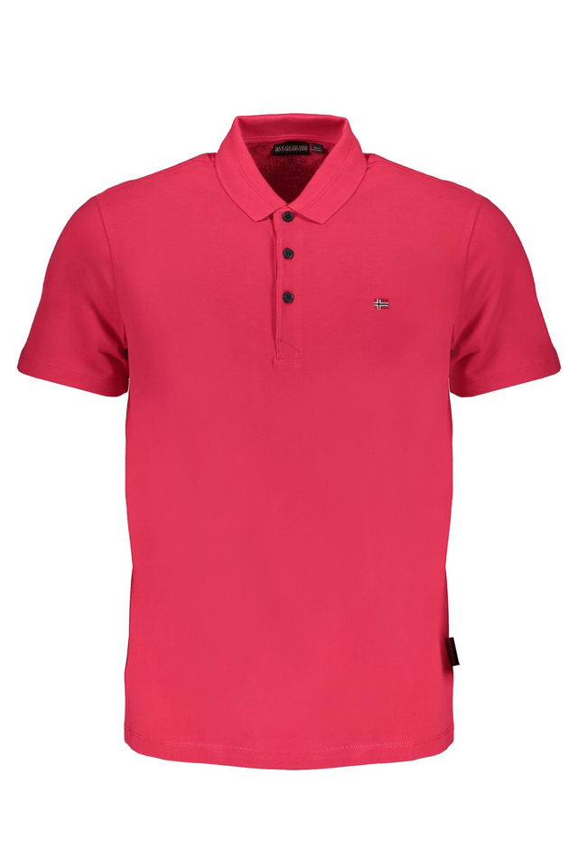 8441NAPAPIJRI POLO MANICHE CORTE UOMO ROSA