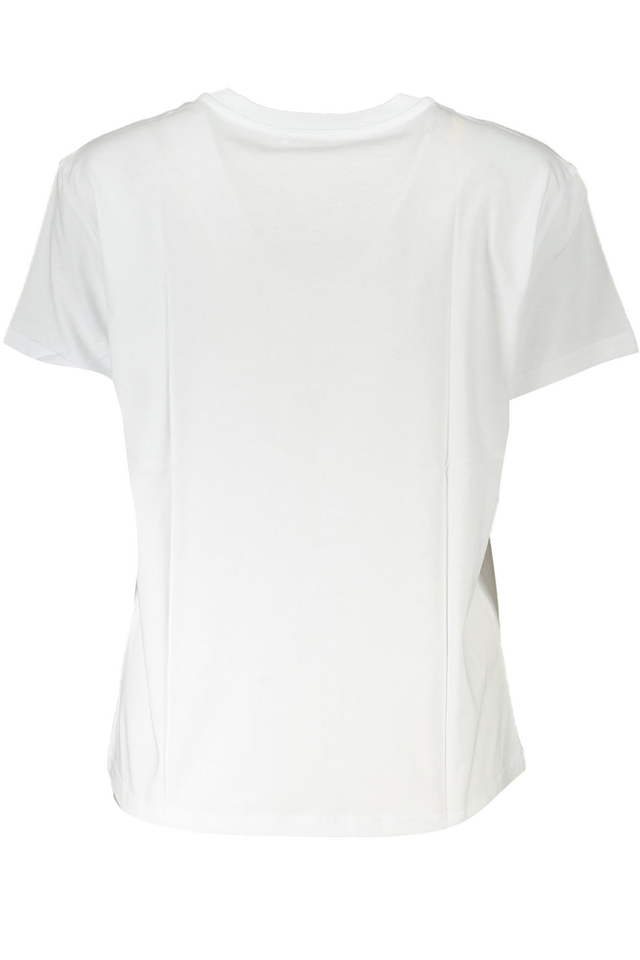 7677PATRIZIA PEPE T-SHIRT MANICHE CORTE DONNA BIANCO