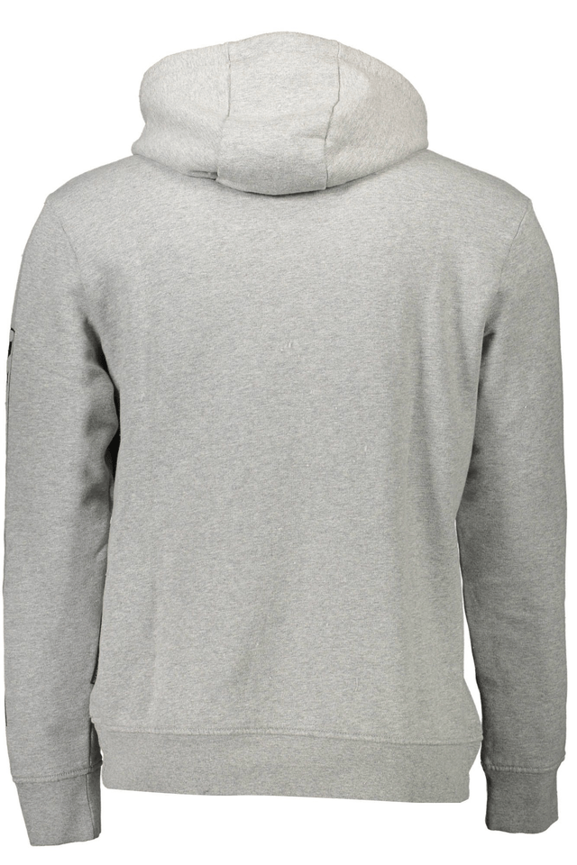 1051NAPAPIJRI FELPA SENZA ZIP UOMO GRIGIO