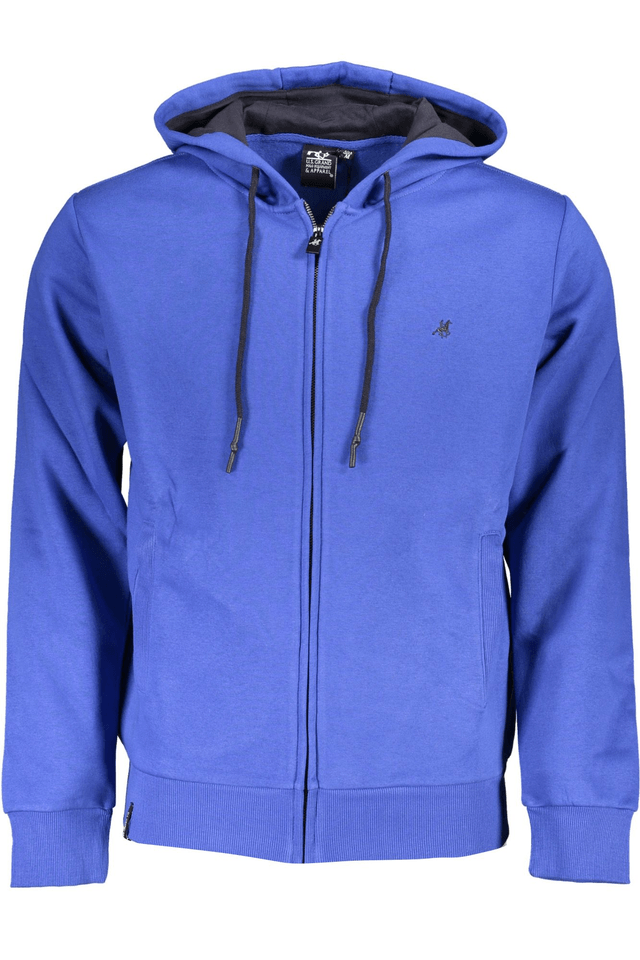 4822U.S. GRAND POLO FELPA CON ZIP UOMO BLU