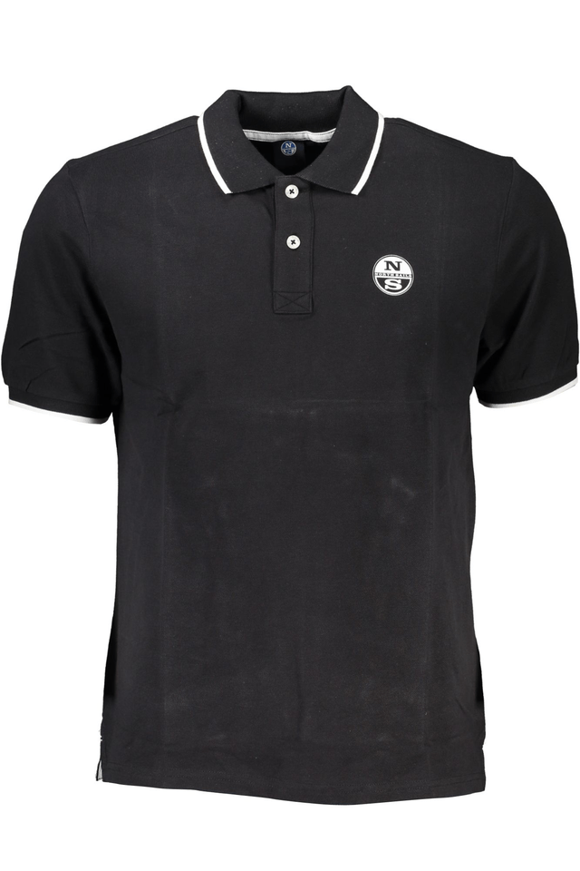 7095NORTH SAILS POLO MANICHE CORTE UOMO NERO