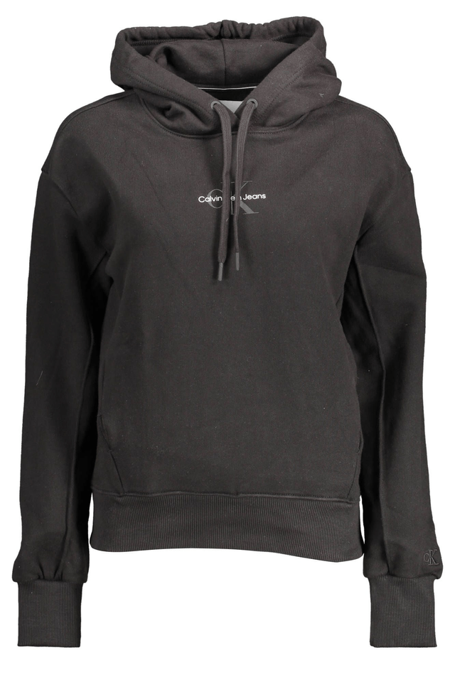 1400CALVIN KLEIN FELPA SENZA ZIP DONNA NERO