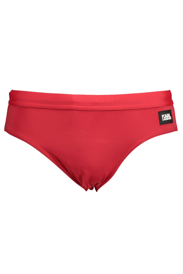 1906KARL LAGERFELD BEACHWEAR COSTUME PARTE SOTTO UOMO ROSSO