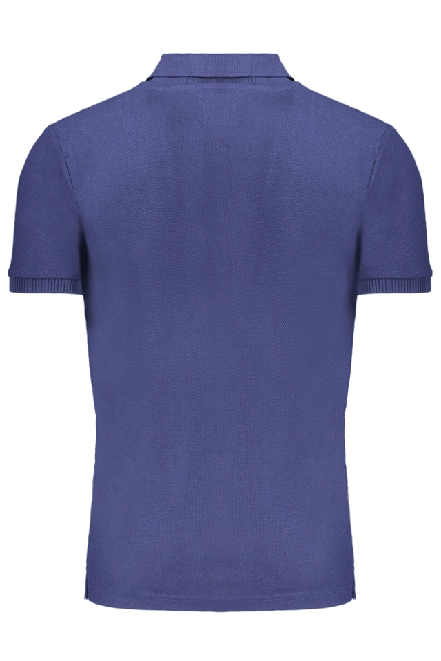 9638GIAN MARCO VENTURI POLO MANICHE CORTE UOMO BLU