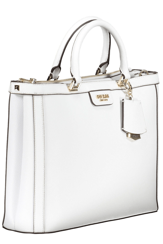 4574GUESS JEANS BORSA DONNA BIANCO