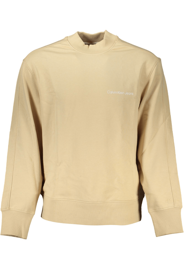 7073CALVIN KLEIN FELPA SENZA ZIP UOMO BEIGE