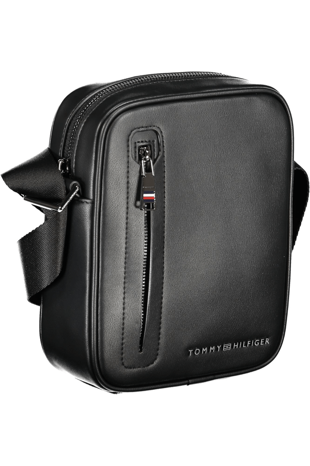 9366TOMMY HILFIGER TRACOLLA UOMO NERO
