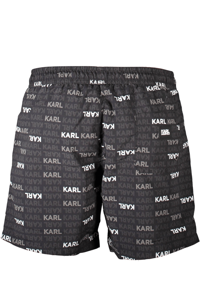 3533KARL LAGERFELD BEACHWEAR COSTUME PARTE SOTTO UOMO NERO