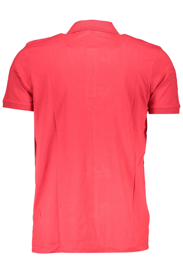 4020GIAN MARCO VENTURI POLO MANICHE CORTE UOMO ROSSO