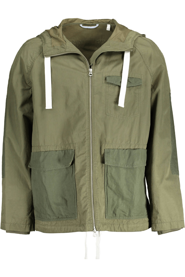 392GANT GIACCA SPORTIVA UOMO VERDE