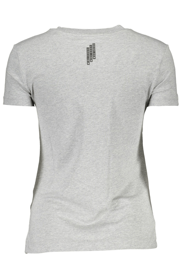 931GUESS JEANS T-SHIRT MANICHE CORTE DONNA GRIGIO