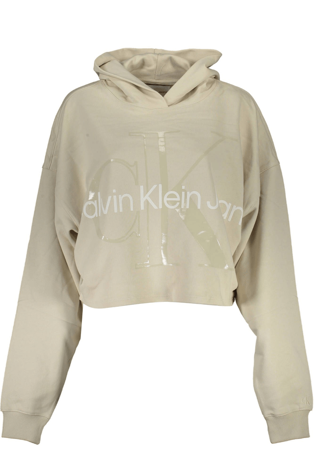 2606CALVIN KLEIN FELPA SENZA ZIP DONNA BEIGE