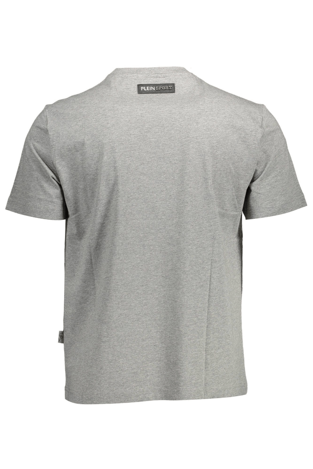 1483PLEIN SPORT T-SHIRT MANICHE CORTE UOMO GRIGIO