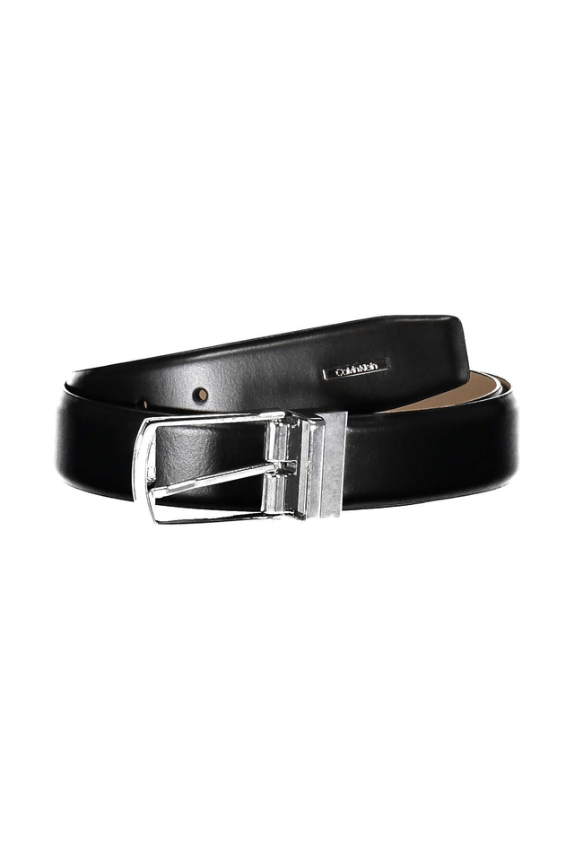 CALVIN KLEIN CINTURA IN PELLE UOMO NERO