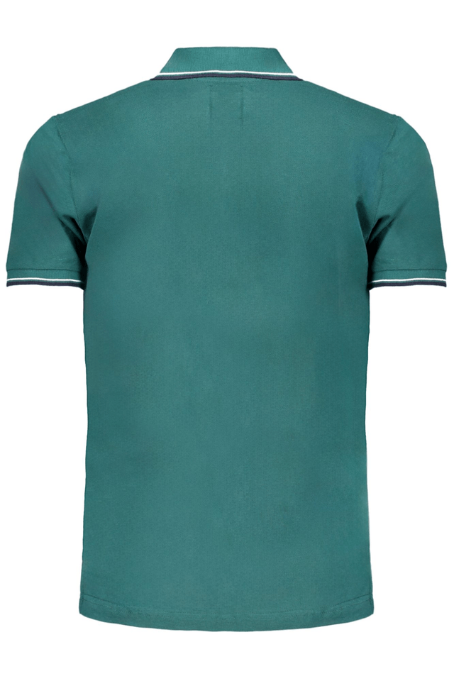 9577GIAN MARCO VENTURI POLO MANICHE CORTE UOMO VERDE