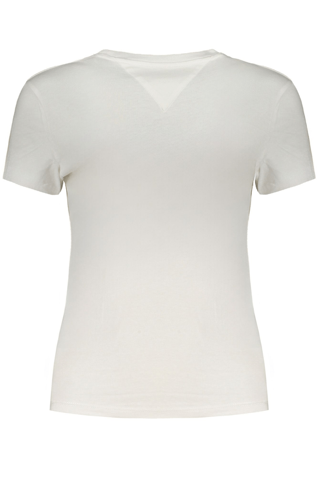 9833TOMMY HILFIGER T-SHIRT MANICHE CORTE DONNA BIANCO