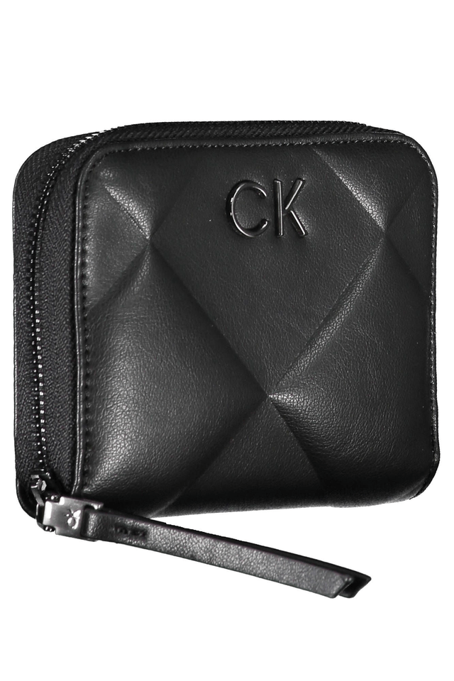6487CALVIN KLEIN PORTAFOGLIO DONNA NERO