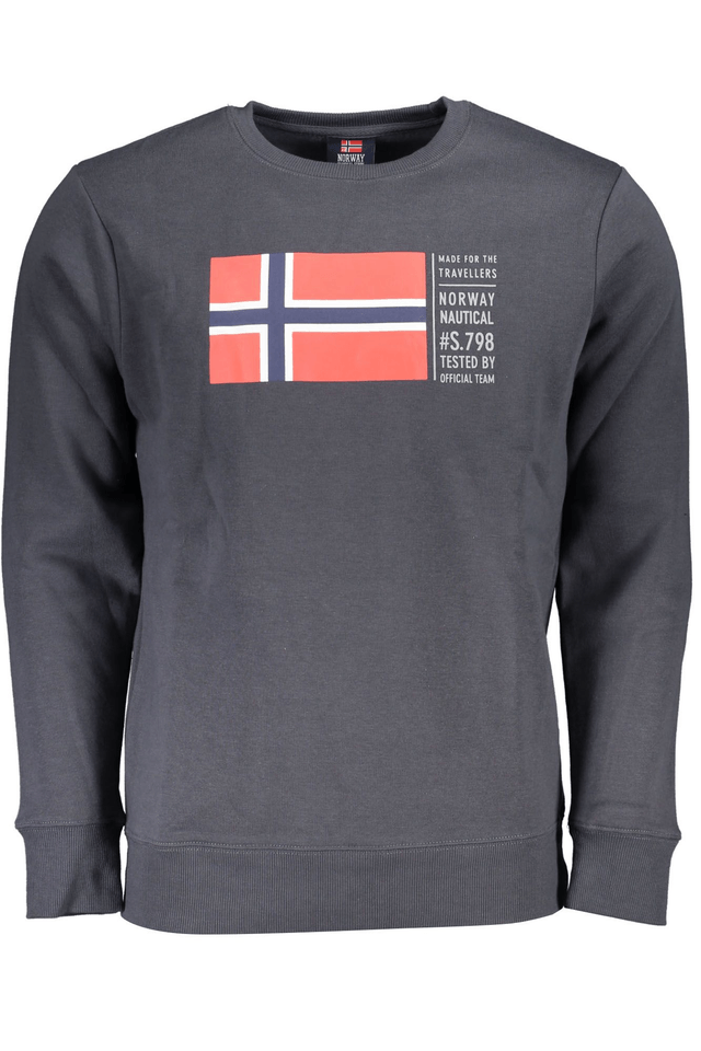 4965NORWAY 1963 FELPA SENZA ZIP UOMO GRIGIO