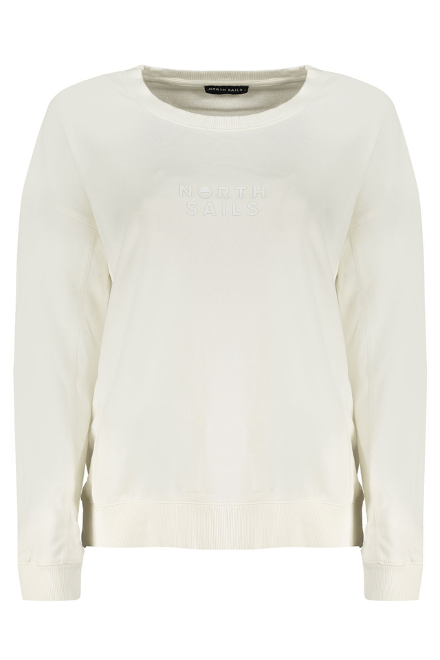 8734NORTH SAILS FELPA SENZA ZIP DONNA BIANCO