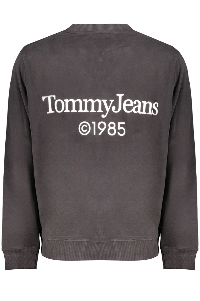 9133TOMMY HILFIGER FELPA SENZA ZIP UOMO NERO