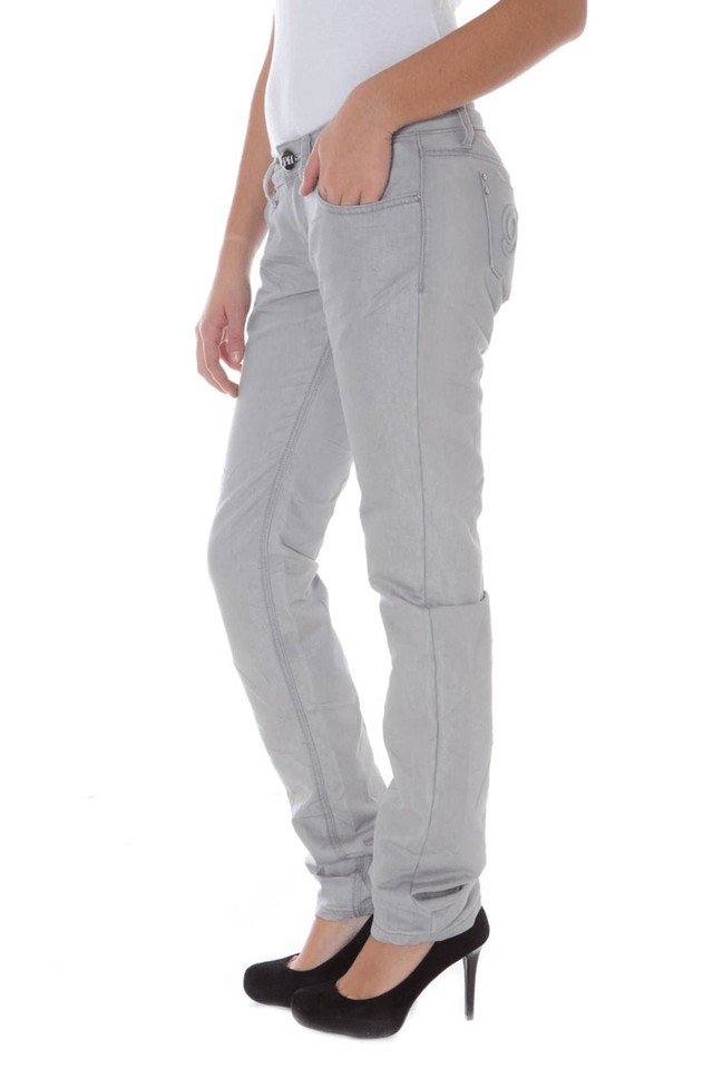589PHARD PANTALONE DONNA GRIGIO