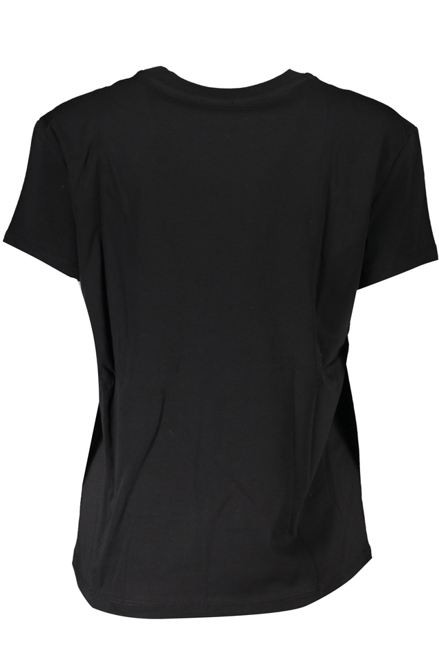 8075PATRIZIA PEPE T-SHIRT MANICHE CORTE DONNA NERO