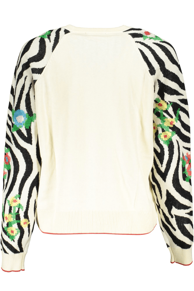 5533DESIGUAL MAGLIA DONNA BIANCO